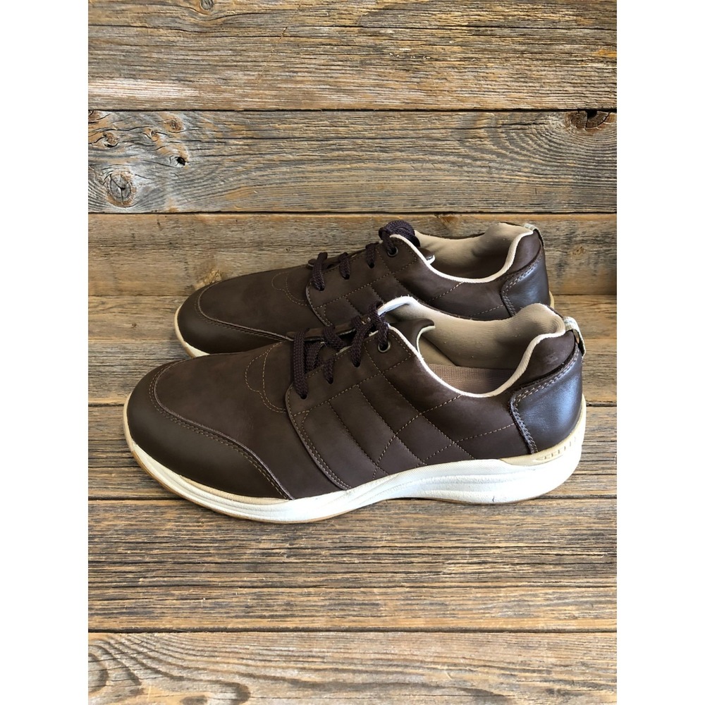 SAS Brown Venture Turf Shoes Leather Men's 11 M Coffee Walking Comfort Tripad - Picture 3 of 8